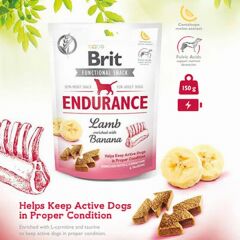 Brit Endurance Kuzu Etli ve Muzlu Köpek Ödülü 150 Gr