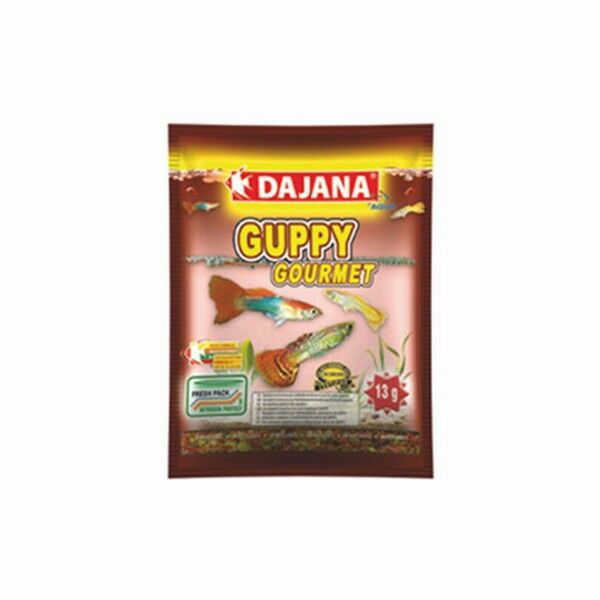 Dajana Guppy Gourmet Flakes Balık Yemi 80 Ml 13 Gr