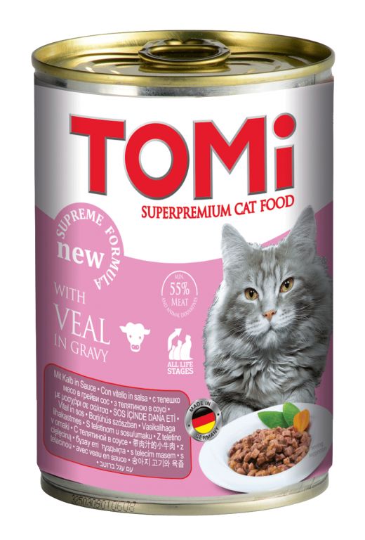 Tomi Dana Etli Yetişkin Kedi Konserve 400 GR (24 Adet)