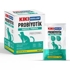 KIKI Excellent Kedi Probiyotik & Prebiyotik Saşe 1 gr. 30 Adet (Kutu)