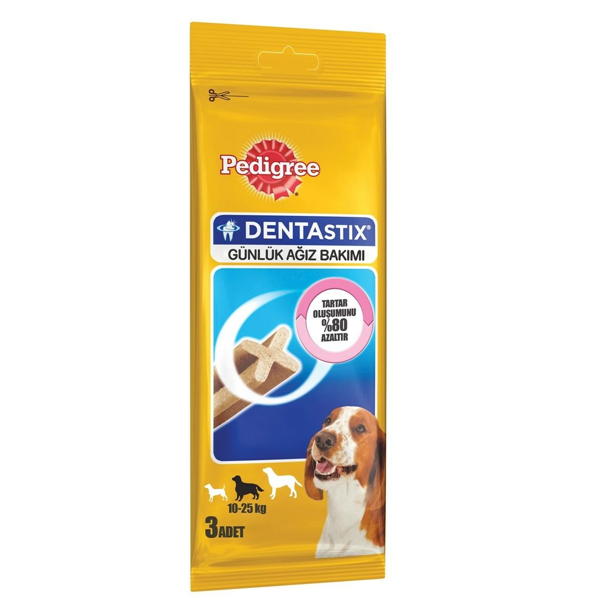 Pedigree Dentastix Orta Boy Köpek Ödülü 3 Lü Paket 77 Gr