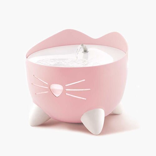 Catit Pixi Fountain Led Seviye Göstergeli Otomatik Kedi Su Sebili 2 Lt Pembe