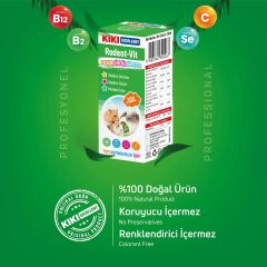 KIKI Excellent Kemirgen Rodent-Vit Vitamin Desteği 25 ml. 16 Adet (Kutu)