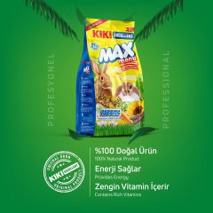 KIKI Excellent Kemirgen Max Menu Rabbits Tavşan Yemi 500 gr. 16 Adet (Kutu)