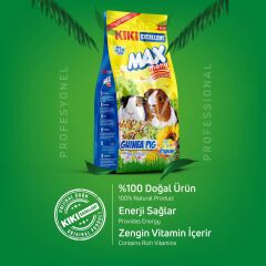 KIKI Excellent Kemirgen Max Menu Guinea Pig Ginepig Yemi 1000 gr. 8 Adet (Kutu)