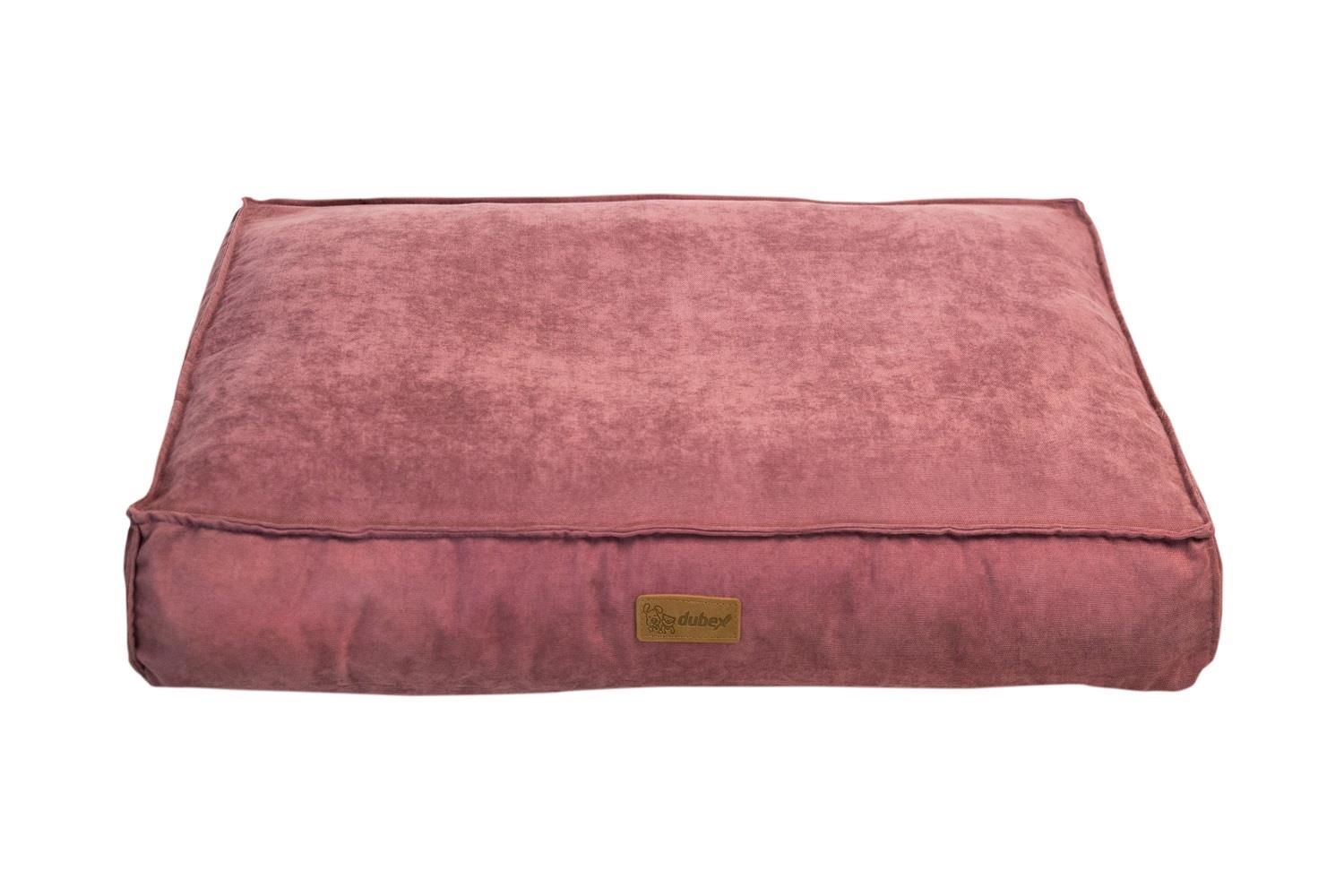 Dubex Plus Soft Serisi Kedi Köpek Yatağı Pembe Medium 76x56x13 cm