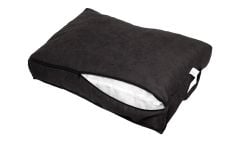 Dubex Plus Soft Serisi Kedi Köpek Yatağı Siyah Medium 76x56x13 cm