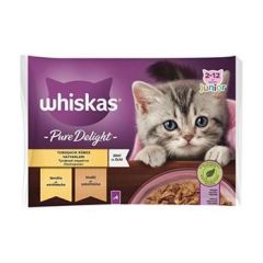 Whiskas Pure Delight Kümes Hayvanlı Yavru Kedi Yaş Maması 340 g (4 X 85 Gr)