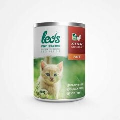 Leos Tavuk Etli Pate Yavru Kedi Konservesi 6 Adet 400 Gr