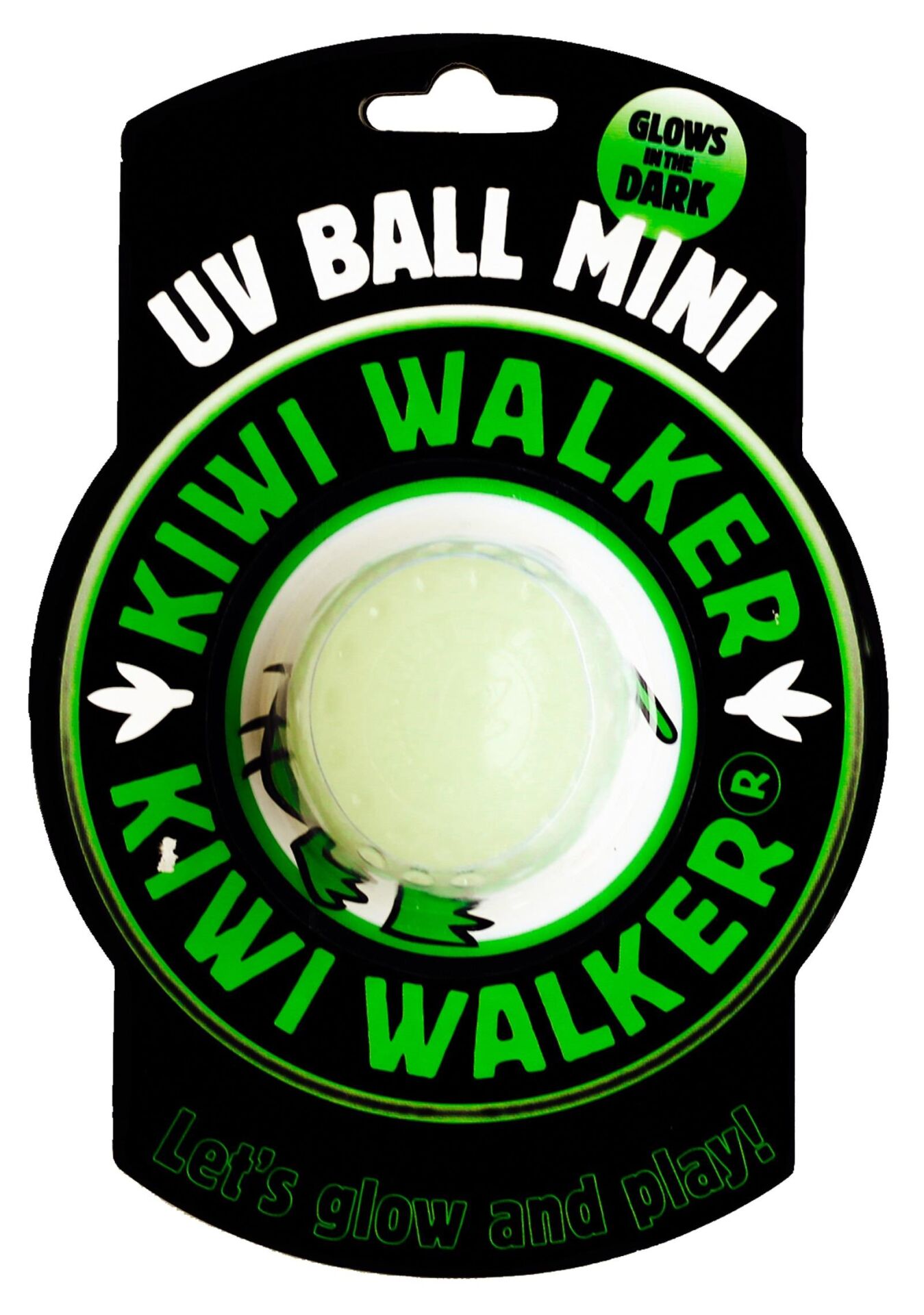 Kiwi Walker Fosforlu Dayanıklı Yüzen Köpek Oyuncağı Mini Top
