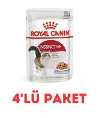 Royal Canin Instictive İn Jelly 85Gr Kedi Konservesi 85 Gr 4'Lü Paket