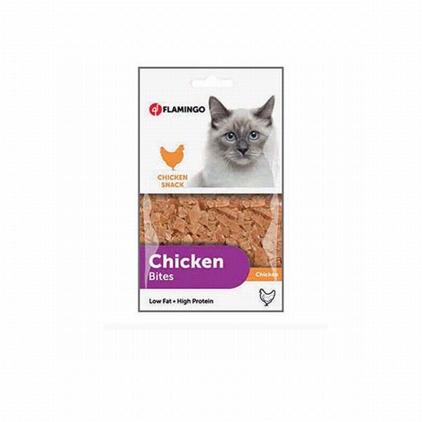 Flamingo Chicken Bites Tavuk Parçaları Kedi Ödülü 85 Gr