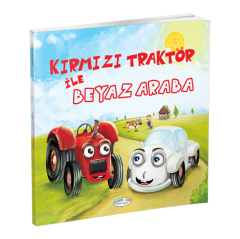 Red Tractor and White Car (Storybook)