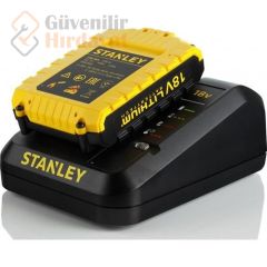 Stanley 18V 2 Ah Li-Ion Çift Akülü Darbeli Matkap Vidalama Profesyonel STDC18LHBK-TR