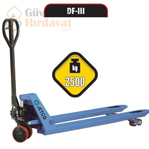 JETCO PROFESYONEL 2,5 TON TRANSPALET KOLİ TAŞIMA