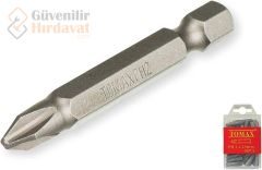 Tomax Ph 2x75 Yıldız Bits Uç 06002075 1 Paket 20 Adet