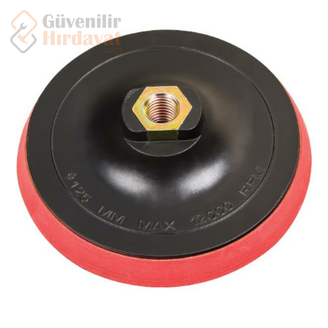 Mercure Cırtlı Disk Altı 125 Mm M 14 Zımpara Tabanı