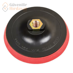 Mercure Cırtlı Disk Altı 125 Mm M 14 Zımpara Tabanı