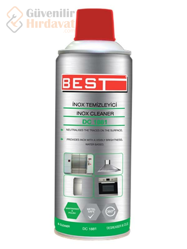 Best Dc 1881 Paslanmaz Inox Temizleyici 400 Ml Ankastre