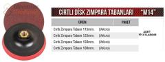 M 14 SPİRAL İÇİN CIRT ZIMPARA TABANI ÇEŞİTLERİ