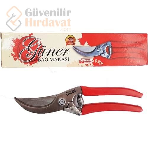 Güner Bağ Bahçe Makası Budama Makası Türk Malı