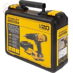 Stanley Fatmax SCD718D2K 18 V 2.0 AH V20 Çift Akülü Darbeli Matkap