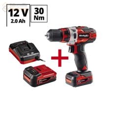 Einhell TE-CD 12/1 Li 2x2,0Ah Akülü Vidalama Matkap 30nm Çift Akü