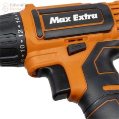Max Extra MX1455 14.4 V 1.3 Ah Li-ion Çift Akülü Darbesiz Matkap Vidalama