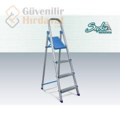 SEÇKİN ALÜMİNYUM MERDİVEN 4+1 KALİTELİ SAĞLAM MERDİVEN