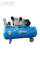 Power 200 Litre 3 Hp 220 Volt 8 Bar Pistonlu Kompresör