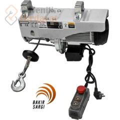 Mytol MV1200 Elektrikli Mini Vinç 600 / 1200 Kg Taşıma Kapasitesi Caraskal