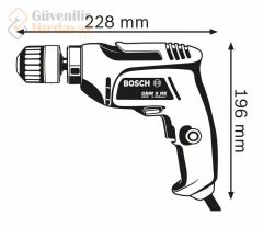 Bosch GBM 6 RE 350 W Darbesiz Matkap