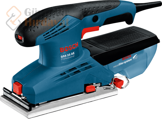 Bosch GSS 23 AE-Profesyonel 190 Watt 92x182 mm Elektrikli Titreşim Zımpara Makinası - 0601070700