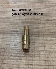 KOMPRESÖR APARATLARI ÇABUKLAŞTIRICI VE REKOR ÇEŞİTLERİ HAVA JAKI 8mm HORTUM ÇABUKLAŞTIRICI