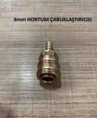 KOMPRESÖR APARATLARI ÇABUKLAŞTIRICI VE REKOR ÇEŞİTLERİ HAVA JAKI 8mm HORTUM ÇABUKLAŞTIRICI