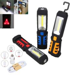POLİCE PE-40A Cob Ledli Şarj Edilebilr Fener Mıknatıslı Hareketli