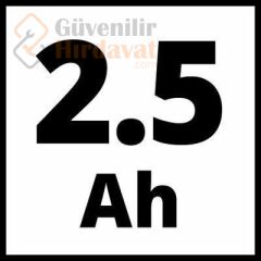 Einhell 18V 2.5 Ah PXC Starter Kit 1x2.5 Ah Akü + Şarj Cihazı - 4512097