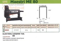 Maestri ME80 8-16 MM Elektrikli Zımba Çakma Tabancası