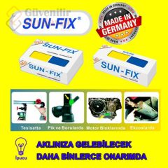 Sun-Fix Universal Çift Karışımlı Epoksi Macun Kaynak 100 Gr