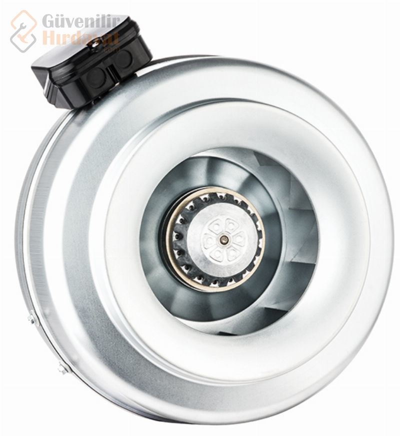 Bahçıvan 31.5 cm BDTX 315-B 2500 D/D 220 230 Volt Monofaze Yuvarlak Kanal Fanı