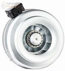 Bahçıvan 31.5 cm BDTX 315-B 2500 D/D 220 230 Volt Monofaze Yuvarlak Kanal Fanı