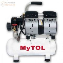 Mytol EWS06 0.5 Hp 8 Bar 8 Litre 42 dB Yağsız Sessiz Hava Kompresörü