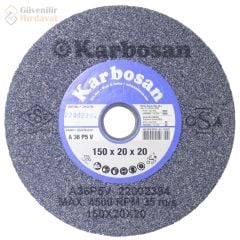 Karbosan Taşlama Taşı 150x20x20 MM 914870 A 36 P5 Nk