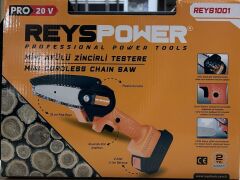 REYSPOWER Mini Akülü Zincirli Testere 20 V 2.0 AH