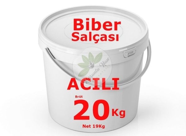 ACI BİBER SALÇASI 19 KG