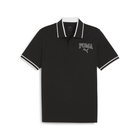 Puma  Polo Squad Erkek Tişört-Siyah-67948201
