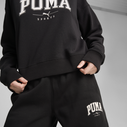 Puma Squad Crew Kadın Sweatshirt 68249301-Siyah