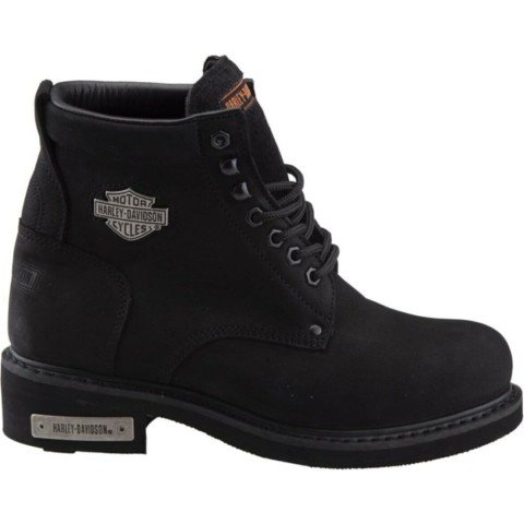 Harley Davidson Erkek Gibson Siyah Hakiki Nubuk  Deri Bot 025M100109