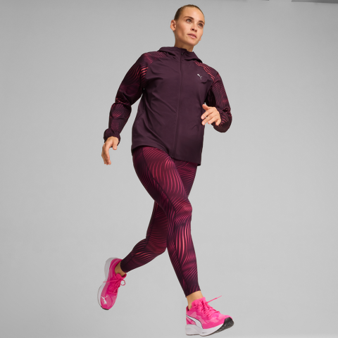 Puma RUN FAVORITE AOP Kadın Ceket Mor - 52403544