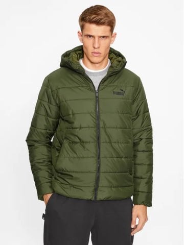 Puma Erkek Mont ESS Hooded Padded Koyu Yesil - 84893870